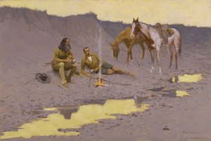 Un nuovo anno sul Cimarron da Frederic Remington